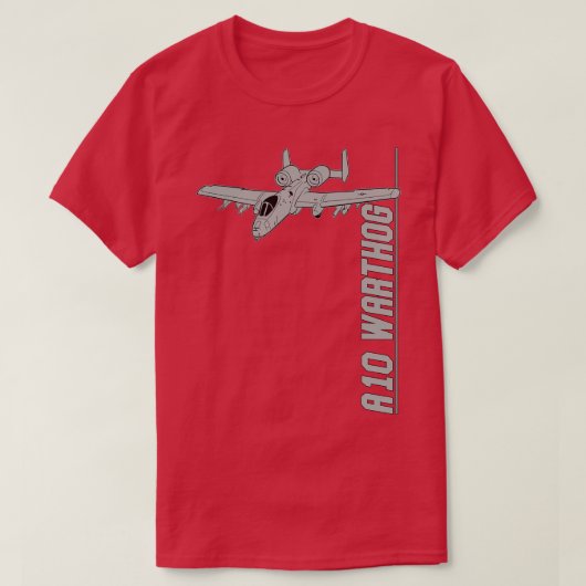 A10 Warthog Thunderbolb II Jet Fighters T-Shirt (Design vorne)