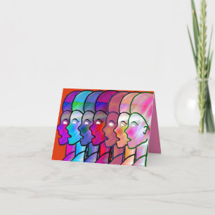 A119D - Spiegelkarte — das andere Küken Dankeskarte