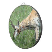 A11 Pronghorn Antelope Buck Grazing Dartscheibe (Vorderseite rechts)