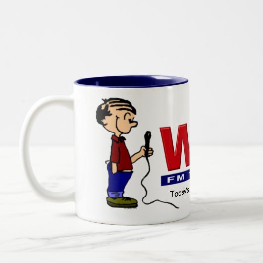 A12 - WCDO Ansager-Typ-Kaffee-Tasse Zweifarbige Tasse (Links)