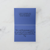 A155C - Sehr gut laufen Dankeskarte (Innenseite)