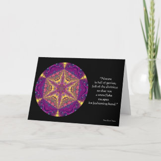 A16 Personalisierte Snowflake Card2 Feiertagskarte