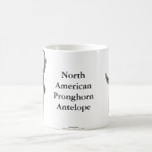 A18 Pronghorn Antilopen-Kopf Kaffeetasse (Mittel)