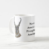 A19 Pronghorn Antelope Head Kaffeetasse (Vorderseite Links)