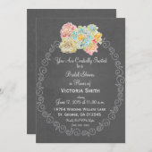 A1 Bestes Chalkboard-korrespondierendes Brautparty Einladung (Vorne/Hinten)