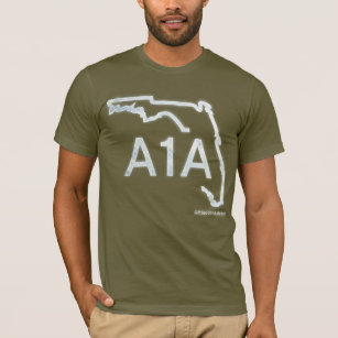 A1A Caostal Landstraße T-Shirt