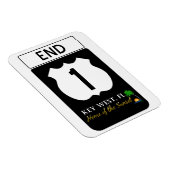 A1A Hwy Sign Florida Magnet (Rechte Seite)