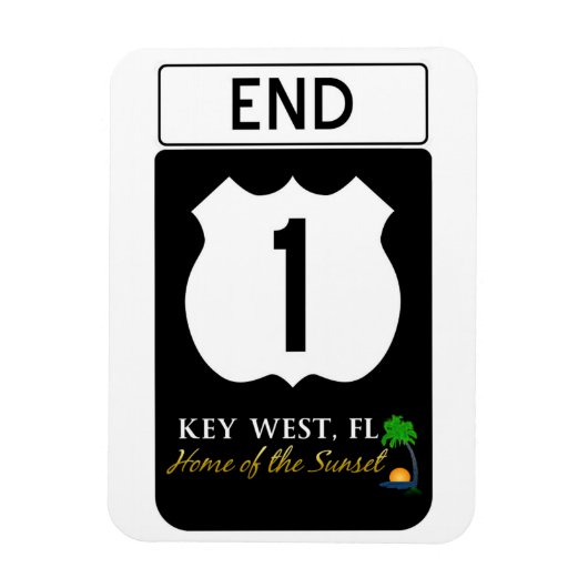 A1A Hwy Sign Florida Magnet (Vertikal)