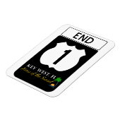 A1A Hwy Sign Florida Magnet (Linke Seite)