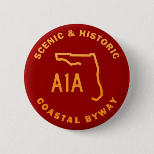 A1A landschaftlicher und historischer Button