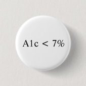A1c < 7% button (Vorderseite)