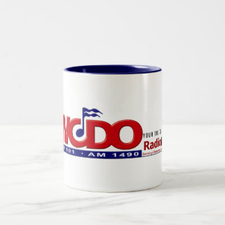 A20 - WCDORadio.com-Kaffee-Tasse Zweifarbige Tasse