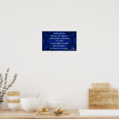 A22 Blue Celtic Knot Poster - Desiderata (Küche)