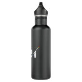 A24 Logo Essential Classic T - Shirt Edelstahlflasche (Rechts)