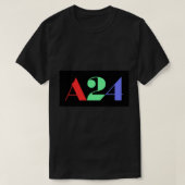A24 Multicolor-Logo T-Shirt (Design vorne)