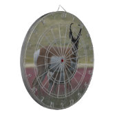 A24 Pronghorn Antelope Buck Dartscheibe (Vorderseite Links)