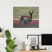 A24 Pronghorn Antelope Poster (Heimbüro)