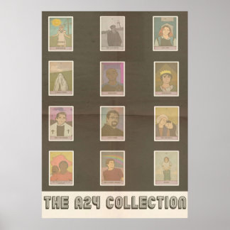 A24 Tarot Design Collection Poster