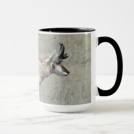 A25 Pronghorn Antelope Young Buck Tasse