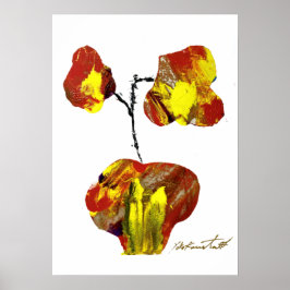 A2 ポ ス タ* 花 版 画 の シ JAHRE ZEIT * Blume Imagen Poster