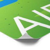 A321 Airliner Vector Poster (Ecke)