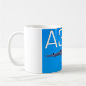 A340 AIRLINER KAFFEETASSE (Links)