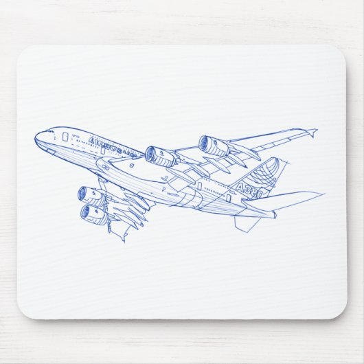 A380 Airbus Mousepad (Vorne)