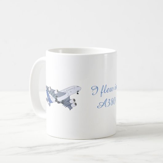 a380 Airbus Tasse (Vorderseite Links)