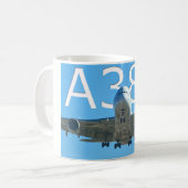 A380 AIRLINER KAFFEETASSE (Vorderseite Links)