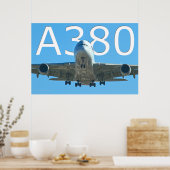 A380 AIRLINER POSTER (Küche)