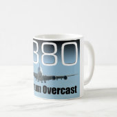 A380 ALUMINIUMÜBERSCHUSS KAFFEETASSE (VorderseiteRechts)