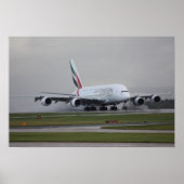 A380 Landing in Manchester Poster (Vorne)