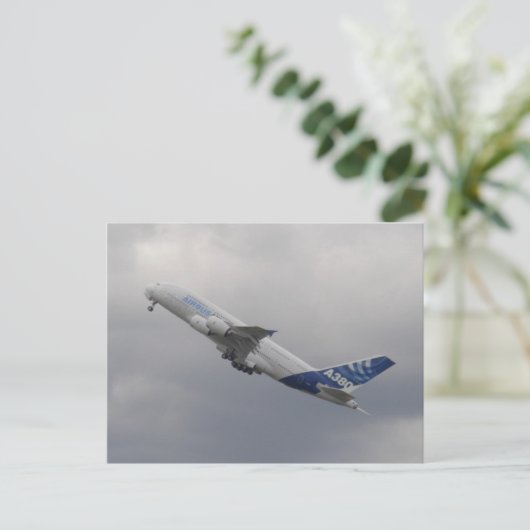 A380 POSTKARTE (Stehend Vorderseite)