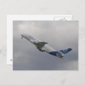 A380 POSTKARTE (Vorne/Hinten)