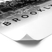 A3 Brooklyn Bridge USA Coordinated Poster (Ecke)