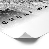 A3 Die große Mauer der China koordiniert Poster (Ecke)