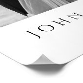 A3 GRÖSSE - Foto- und Hochzeitstag individuell ges Poster (Ecke)