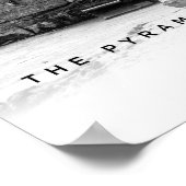 A3 Pyramiden von Gizeh Ägypten koordiniert Poster (Ecke)