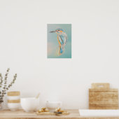 A3 Schöner Kingfisher-Stift, der Print Zeichne Poster (Küche)
