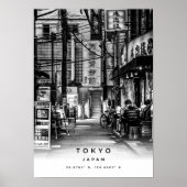 A3 Tokio Japan koordiniert Poster (Vorne)