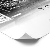 A3 Tokio Japan koordiniert Poster (Ecke)