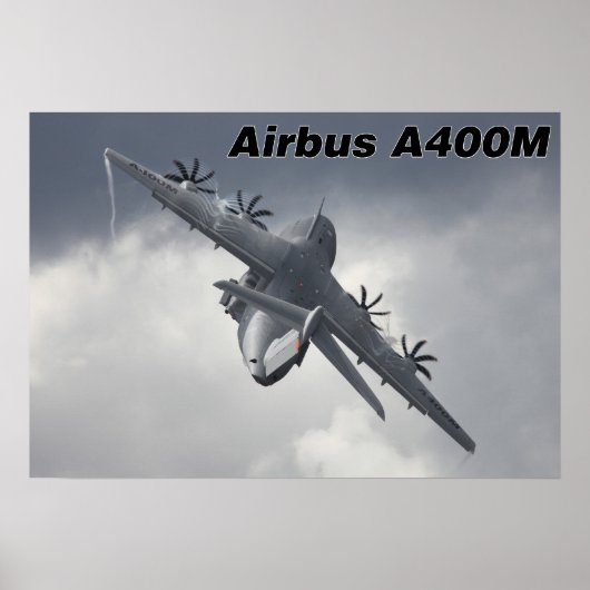 A400M in Aktion Poster (Vorne)
