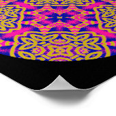 A40 Celtic Mandala Poster.2 Poster (Ecke)