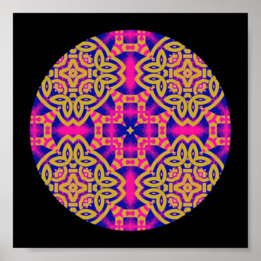 A40 Celtic Mandala Poster.2 Poster (Vorne)
