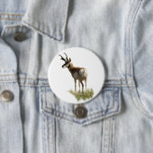 A43 Pronghorn Antelope Buck Button (Beispiel)