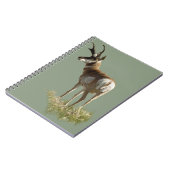 A43 Pronghorn Antelope Buck Notizblock (Linke Seite)