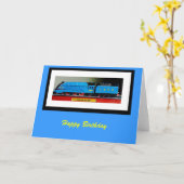 a4 mallard rb, Happy Birthday Karte (Gelbe Blume)