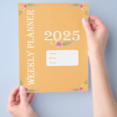 a4-Wochenplaner Flyer (Hand)