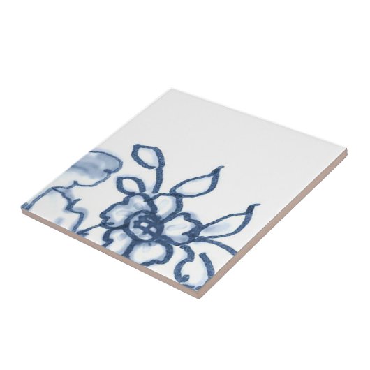 A5 - Delft-Korb-Wandfliese - A5 Fliese (Seite)