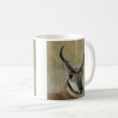 A5 Pronghorn Antilopen-viel Geld-Kopf-Schuss Kaffeetasse (VorderseiteRechts)